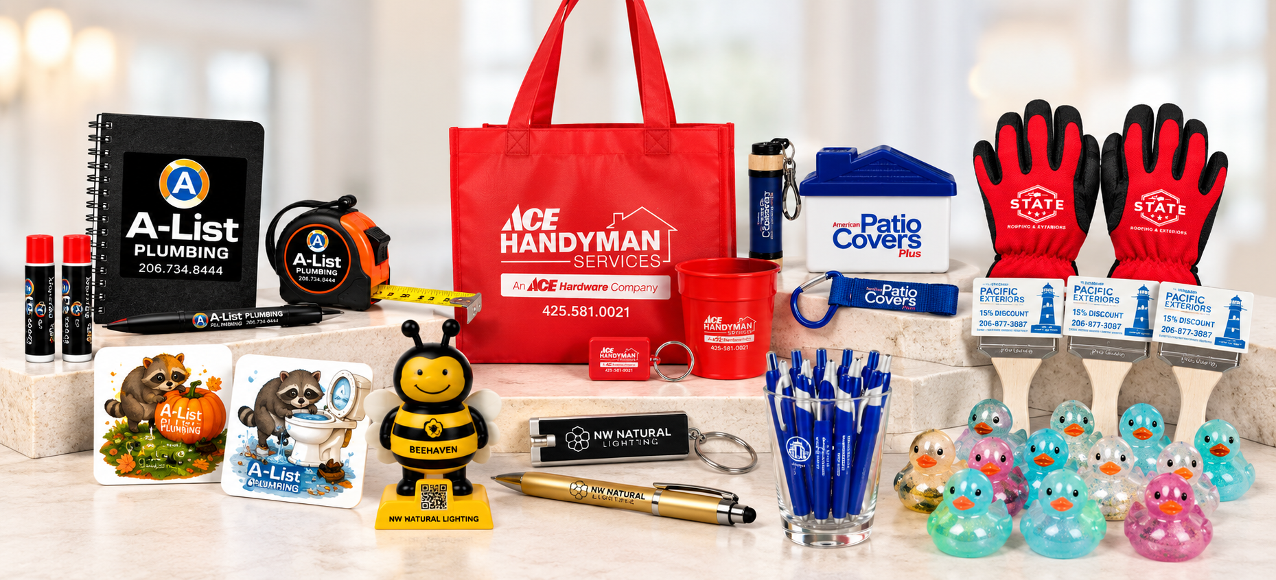 Branded Trade Show Swag Collection